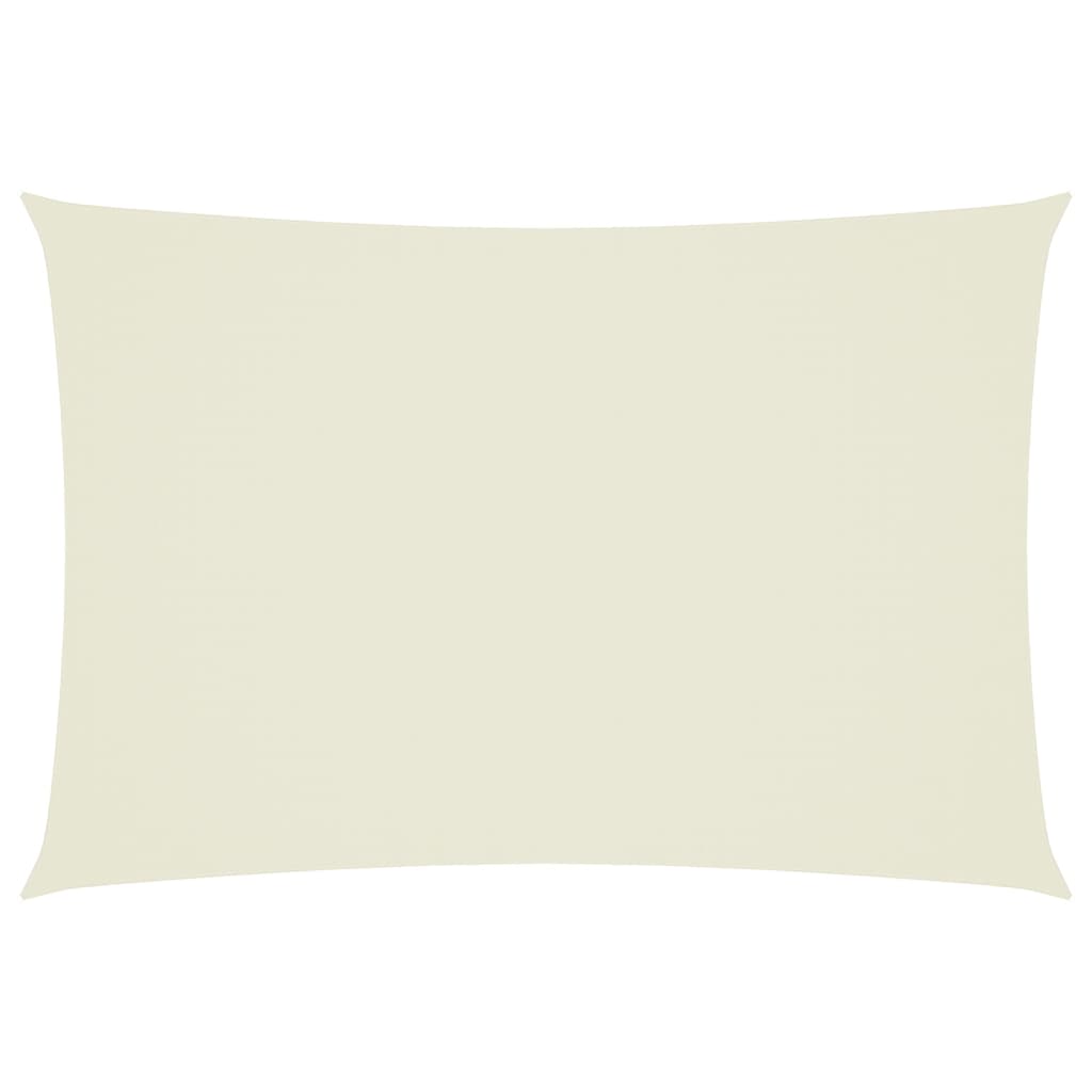 Sonnensegel Oxford-Gewebe Rechteckig 3x5 m Creme - Pazzar.ch