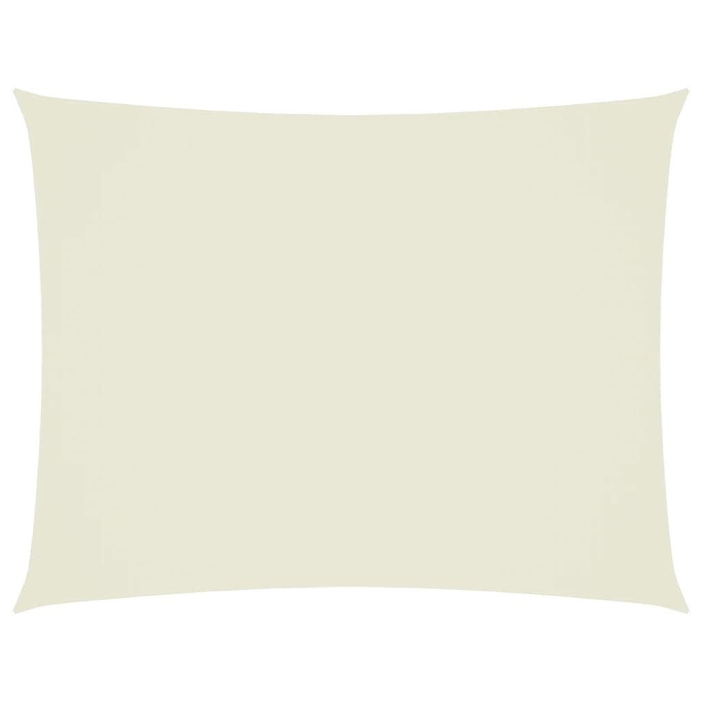 Sonnensegel Oxford-Gewebe Rechteckig 3x6 m Creme - Pazzar.ch