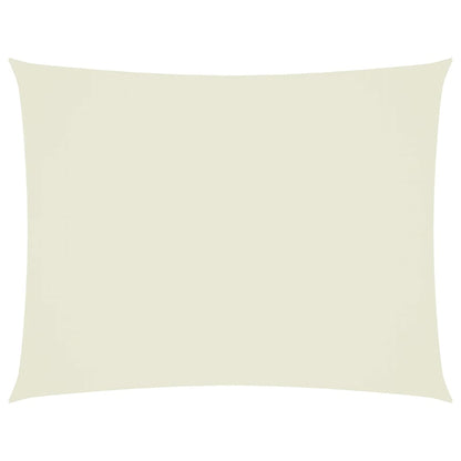 Sonnensegel Oxford-Gewebe Rechteckig 3x6 m Creme - Pazzar.ch