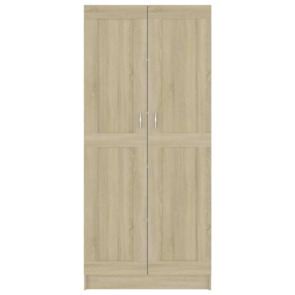 Bücherschrank Sonoma-Eiche 82,5x30,5x185,5 cm Holzwerkstoff
