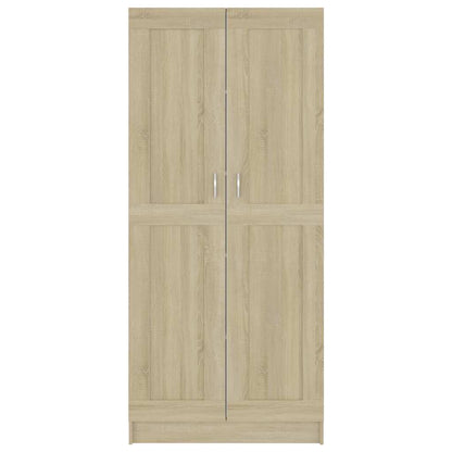 Bücherschrank Sonoma-Eiche 82,5x30,5x185,5 cm Holzwerkstoff