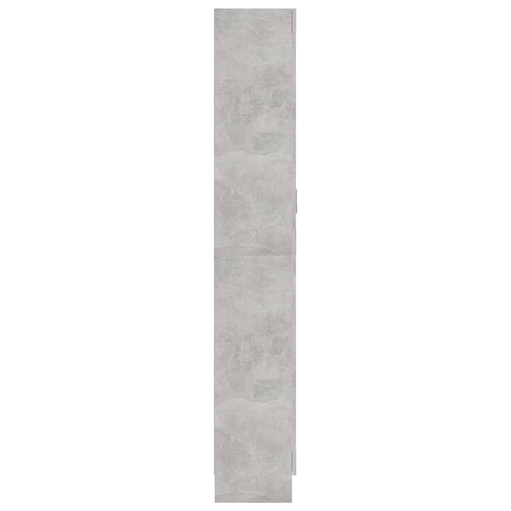 Bücherschrank Betongrau 82,5x30,5x185,5 cm Holzwerkstoff
