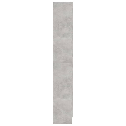 Bücherschrank Betongrau 82,5x30,5x185,5 cm Holzwerkstoff