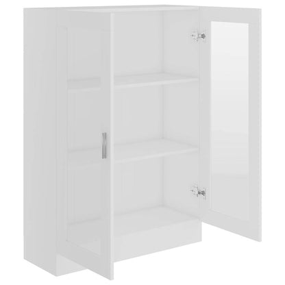 Vitrinenschrank Weiß 82,5x30,5x115 cm Holzwerkstoff