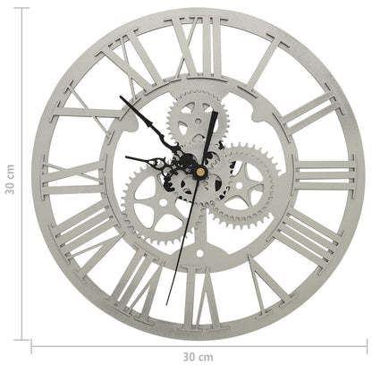 Wanduhr Silbern 30 cm Acryl - Pazzar.ch