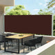 Seitenmarkise Ausziehbar 600x160 cm Braun
