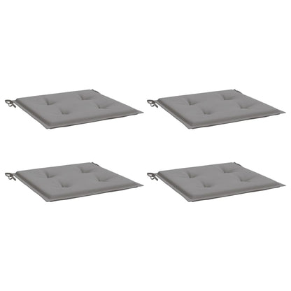 Gartenstuhl-Kissen 4 Stk. Grau 50x50x3 cm Oxford-Gewebe - Pazzar.ch