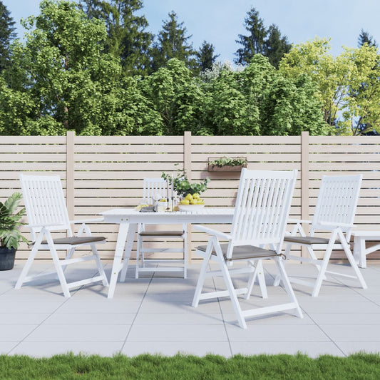 Gartenstuhl-Kissen 4 Stk. Grau 50x50x3 cm Oxford-Gewebe - Pazzar.ch