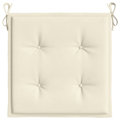 Gartenstuhl-Kissen 6 Stk. Creme 50x50x3 cm Oxford-Gewebe - Pazzar.ch