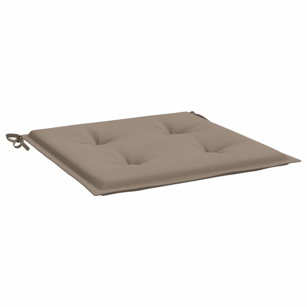 Gartenstuhl-Kissen 6 Stk. Taupe 50x50x3 cm Oxford-Gewebe