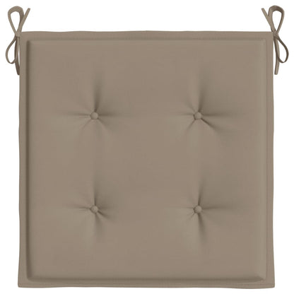 Gartenstuhl-Kissen 6 Stk. Taupe 50x50x3 cm Oxford-Gewebe - Pazzar.ch