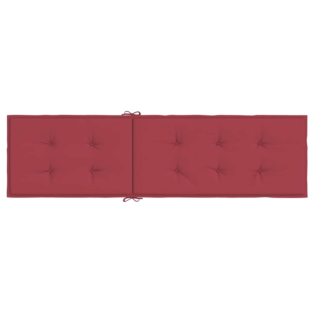 Liegestuhl-Auflage Weinrot (75+105)x50x4 cm - Pazzar.ch