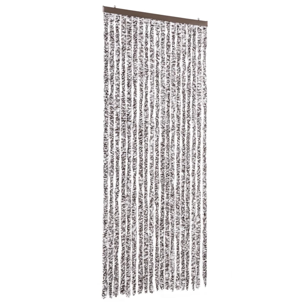 Insektenschutz-Vorhang Braun und Beige 56x200 cm Chenille - Pazzar.ch