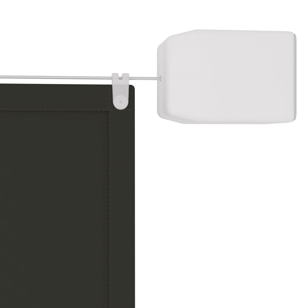Senkrechtmarkise Anthrazit 140x420 cm Oxford-Gewebe - Pazzar.ch