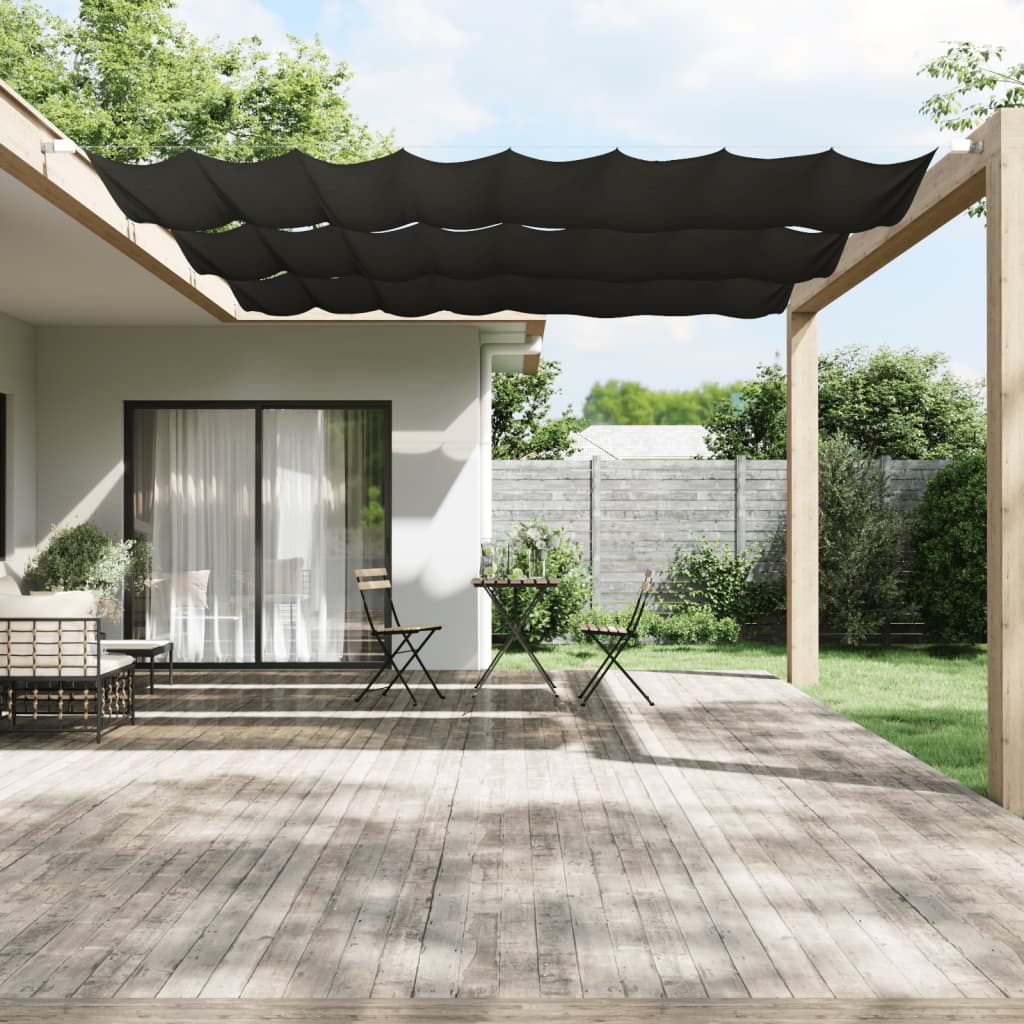 Senkrechtmarkise Anthrazit 140x420 cm Oxford-Gewebe - Pazzar.ch