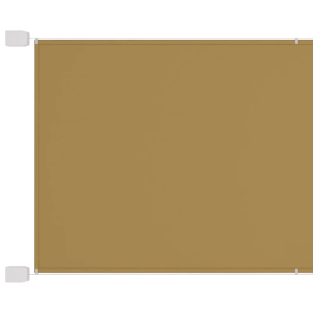 Senkrechtmarkise Beige 140x270 cm Oxford-Gewebe - Pazzar.ch