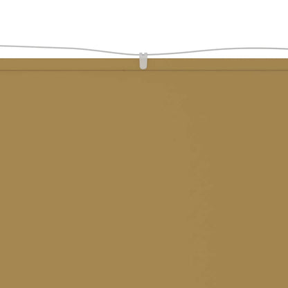 Senkrechtmarkise Beige 140x270 cm Oxford-Gewebe - Pazzar.ch