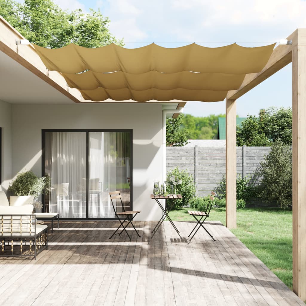 Senkrechtmarkise Beige 140x270 cm Oxford-Gewebe - Pazzar.ch