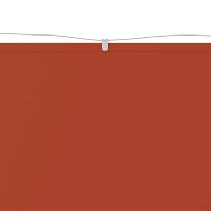 Senkrechtmarkise Terrakotta 100x800 cm Oxford-Gewebe - Pazzar.ch