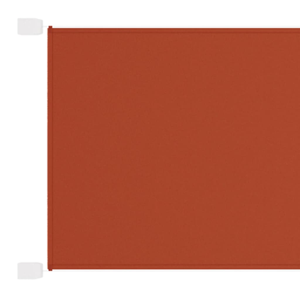 Senkrechtmarkise Terrakotta 140x800 cm Oxford-Gewebe - Pazzar.ch