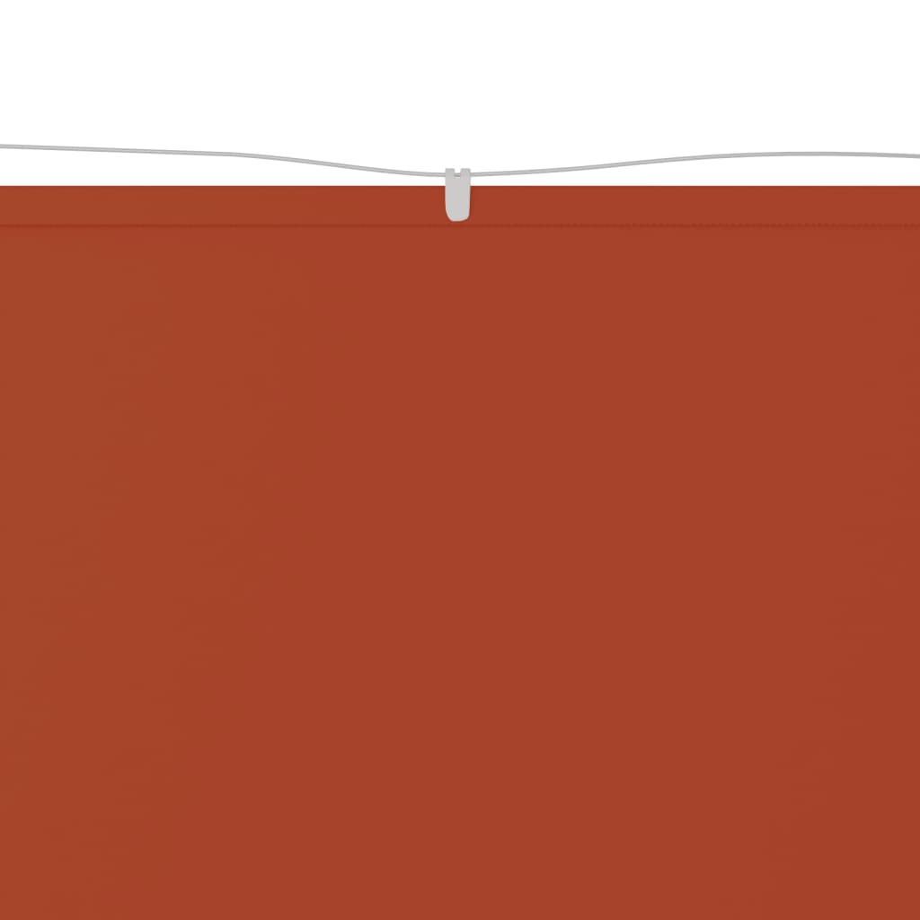 Senkrechtmarkise Terrakotta 140x800 cm Oxford-Gewebe - Pazzar.ch