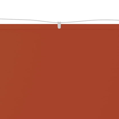 Senkrechtmarkise Terrakotta 140x800 cm Oxford-Gewebe - Pazzar.ch