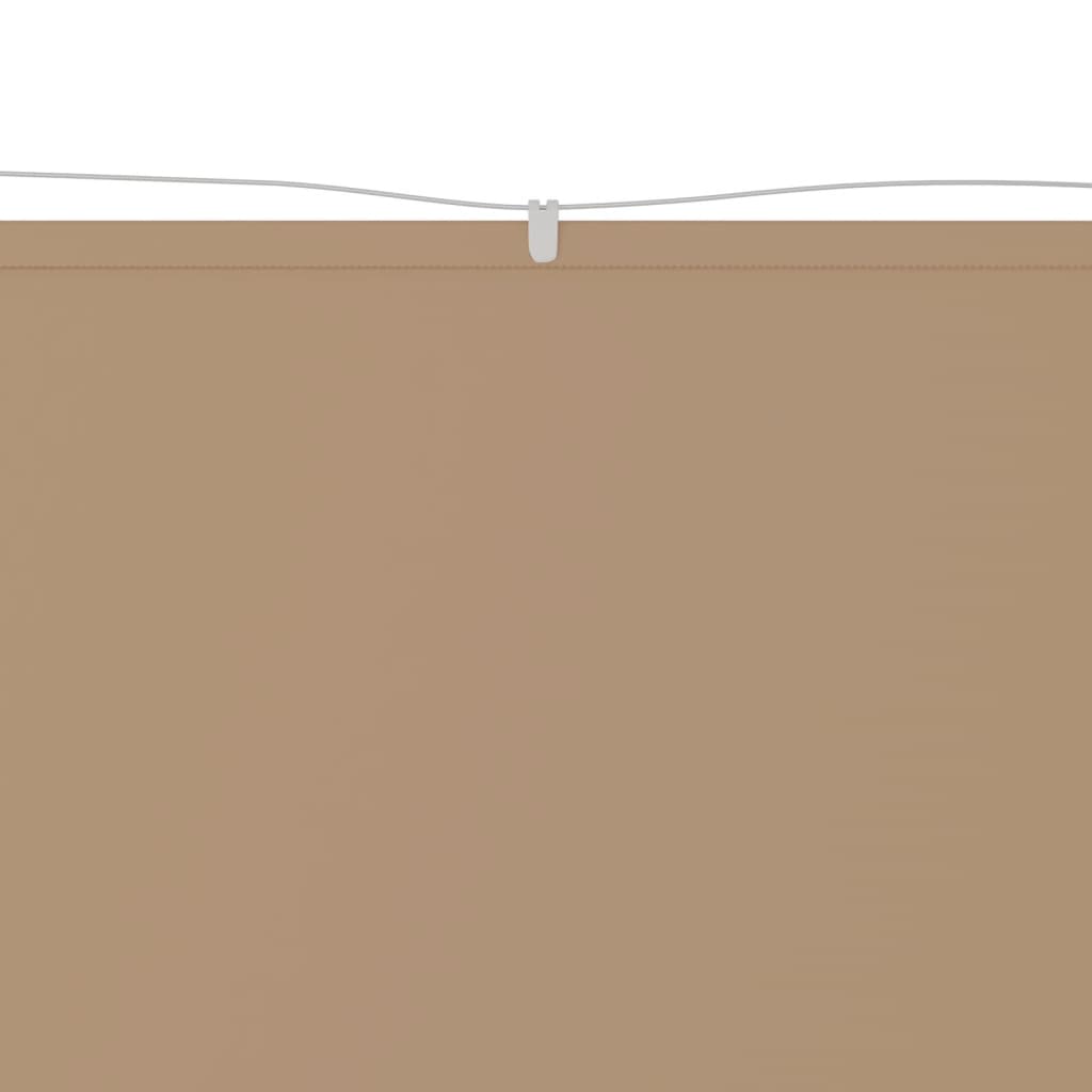 Senkrechtmarkise Taupe 60x1000 cm Oxford-Gewebe - Pazzar.ch