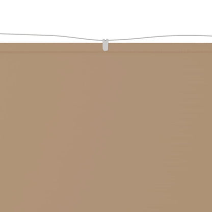Senkrechtmarkise Taupe 60x1000 cm Oxford-Gewebe - Pazzar.ch