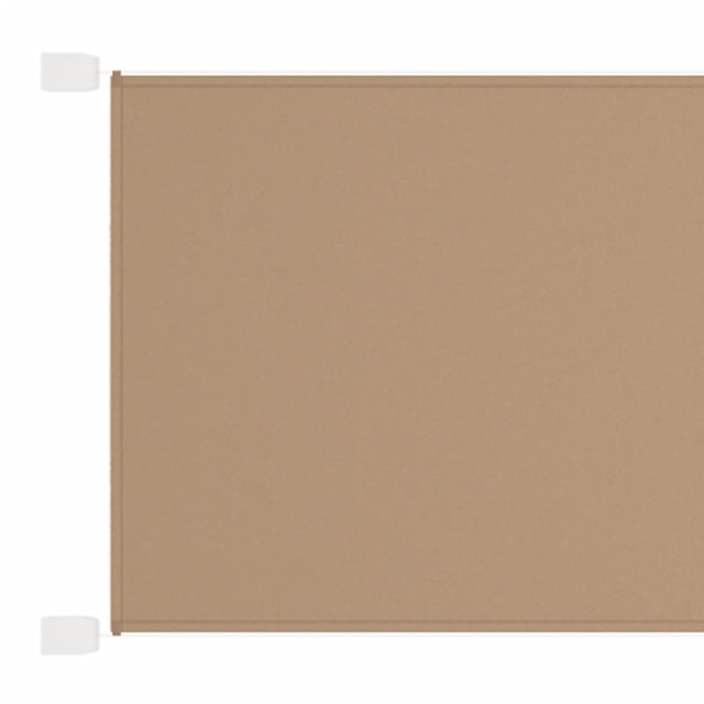 Senkrechtmarkise Taupe 60x1200 cm Oxford-Gewebe - Pazzar.ch