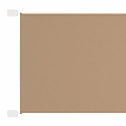 Senkrechtmarkise Taupe 60x1200 cm Oxford-Gewebe - Pazzar.ch