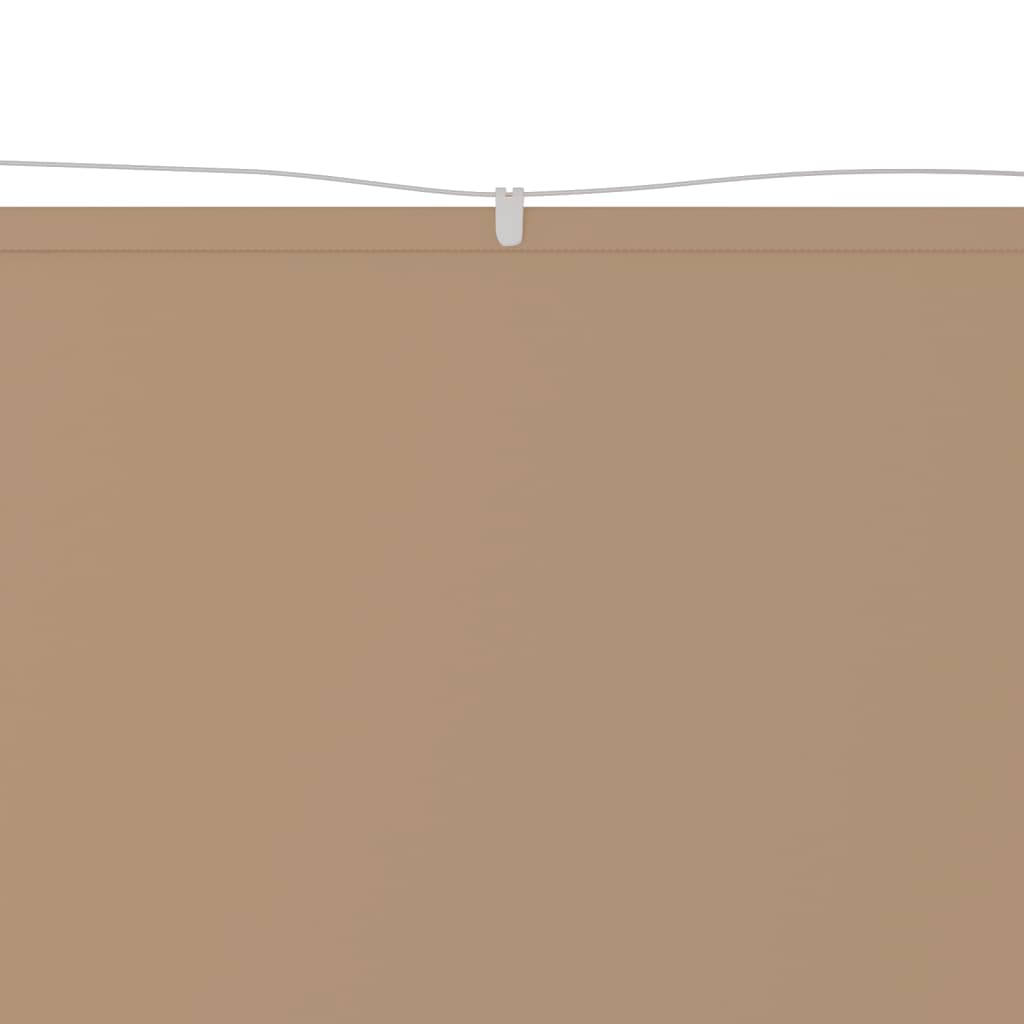 Senkrechtmarkise Taupe 100x1000 cm Oxford-Gewebe - Pazzar.ch