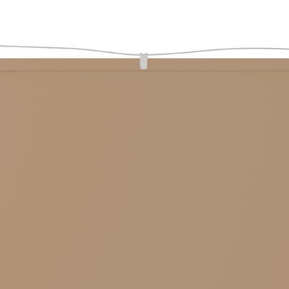 Senkrechtmarkise Taupe 100x1000 cm Oxford-Gewebe - Pazzar.ch