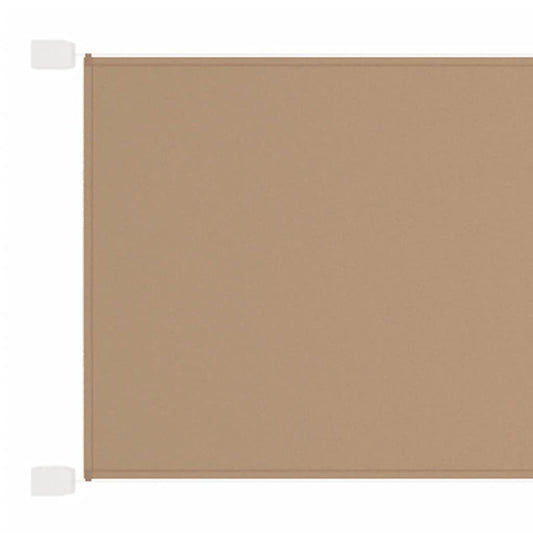 Senkrechtmarkise Taupe 140x360 cm Oxford-Gewebe