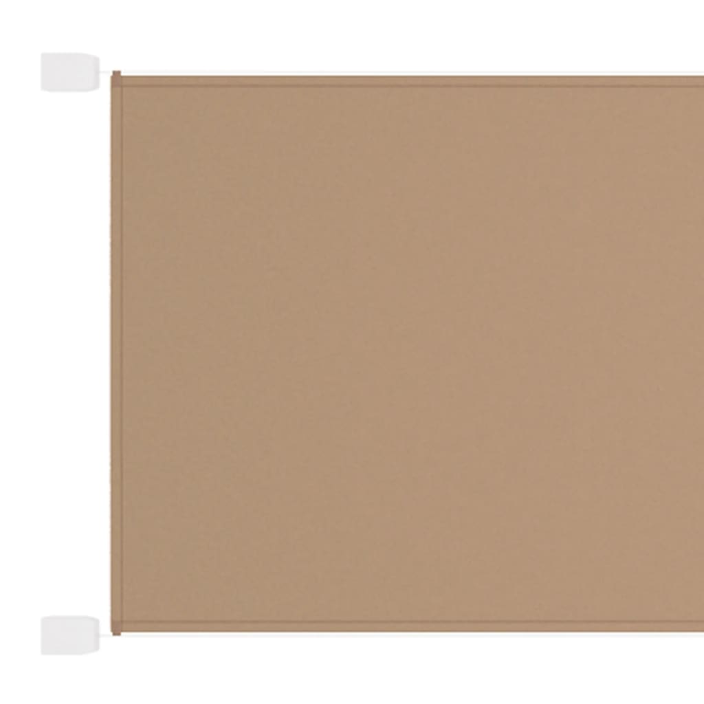Senkrechtmarkise Taupe 140x420 cm Oxford-Gewebe - Pazzar.ch