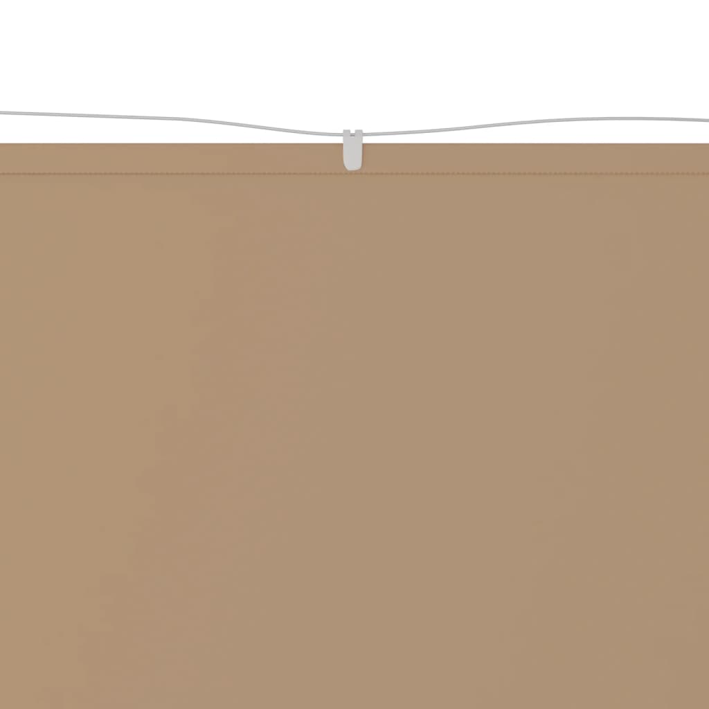 Senkrechtmarkise Taupe 140x420 cm Oxford-Gewebe - Pazzar.ch