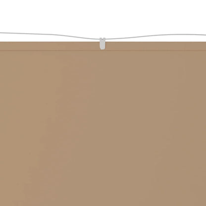 Senkrechtmarkise Taupe 140x420 cm Oxford-Gewebe - Pazzar.ch