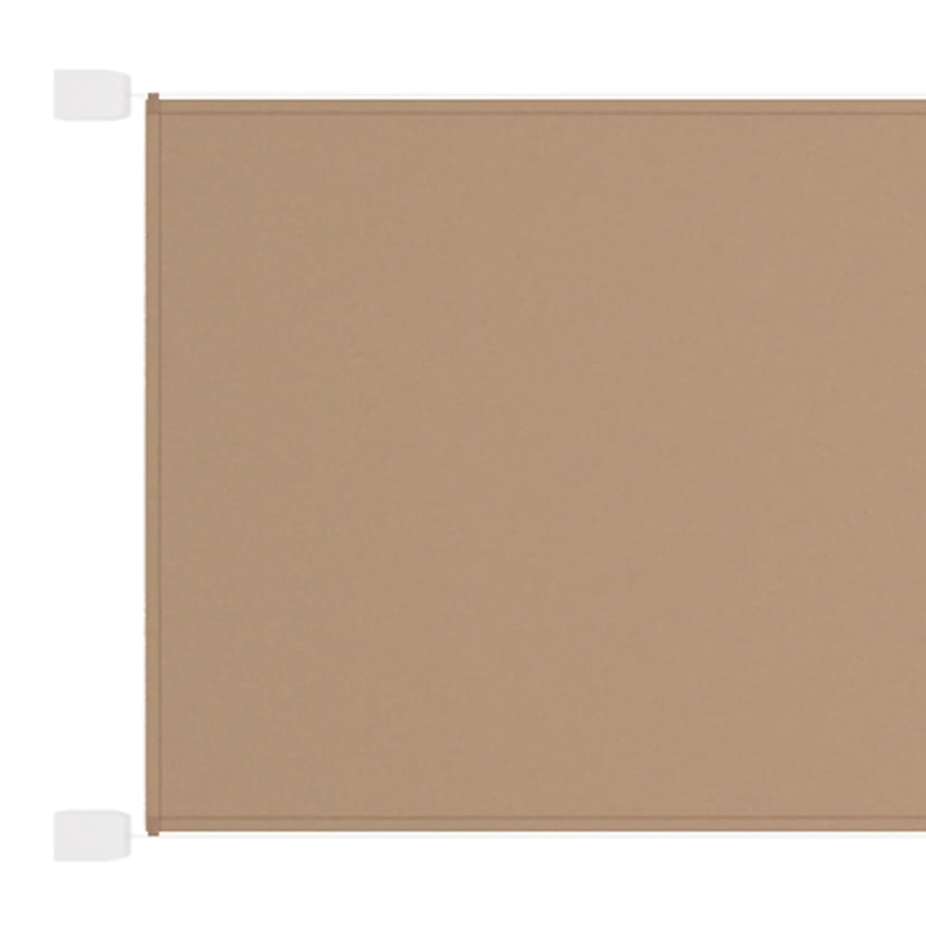 Senkrechtmarkise Taupe 140x800 cm Oxford-Gewebe - Pazzar.ch