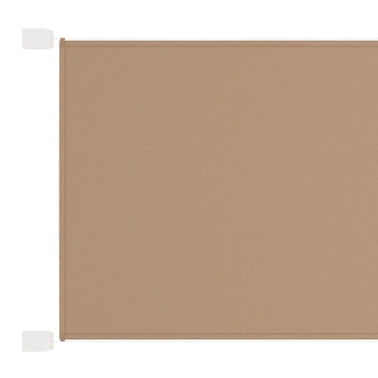 Senkrechtmarkise Taupe 180x360 cm Oxford-Gewebe