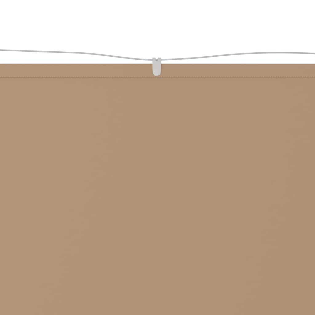 Senkrechtmarkise Taupe 180x1000 cm Oxford-Gewebe - Pazzar.ch