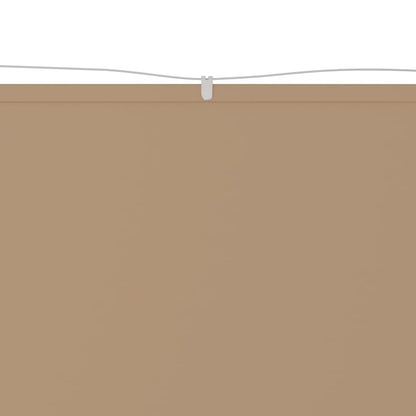 Senkrechtmarkise Taupe 180x1000 cm Oxford-Gewebe - Pazzar.ch