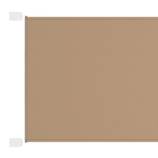 Senkrechtmarkise Taupe 250x360 cm Oxford-Gewebe