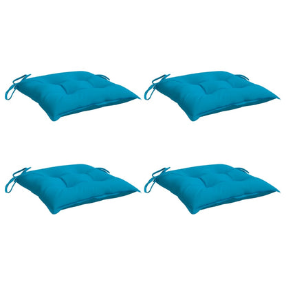 Stuhlkissen 4 Stk. Hellblau 40x40x7 cm Oxford-Gewebe - Pazzar.ch