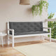 Gartenbank-Auflage Anthrazit 150x(50+50)x7 cm Oxford-Gewebe