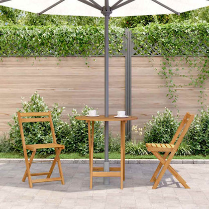 Klappbarer Gartentisch 70 cm Massivholz Akazie - Pazzar.ch