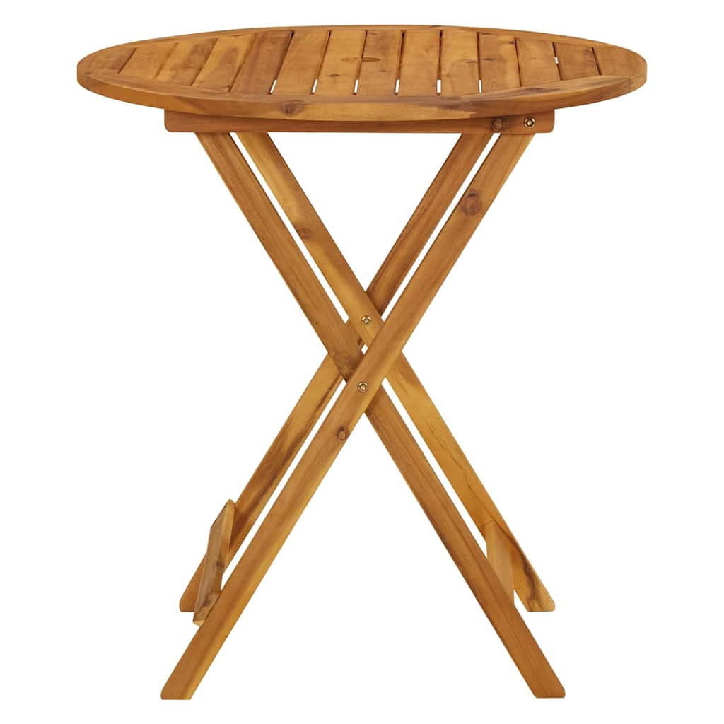 Klappbarer Gartentisch 70 cm Massivholz Akazie - Pazzar.ch