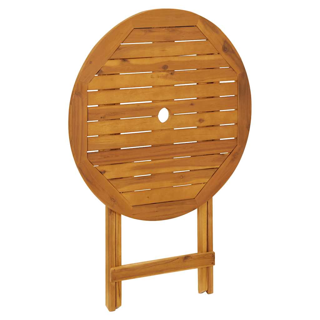 Klappbarer Gartentisch 70 cm Massivholz Akazie - Pazzar.ch
