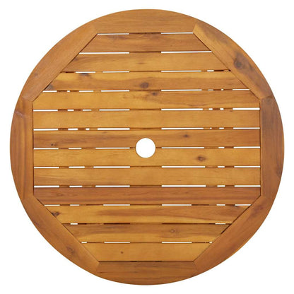 Klappbarer Gartentisch 70 cm Massivholz Akazie - Pazzar.ch