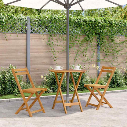 Klappbarer Gartentisch 70 cm Massivholz Akazie - Pazzar.ch