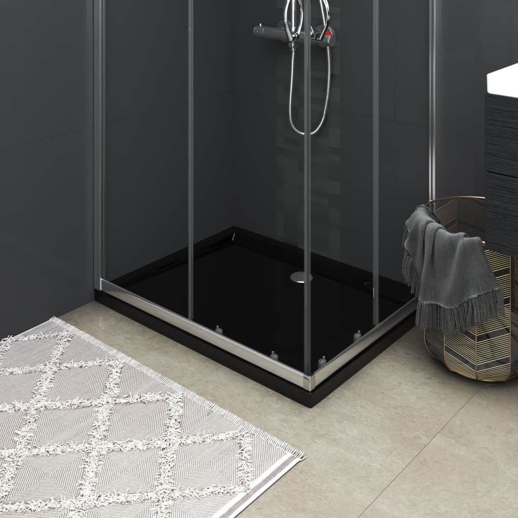 Duschtasse ABS Rechteckig Schwarz 70x90 cm - Pazzar.ch
