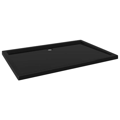 Duschtasse ABS Rechteckig Schwarz 80x120 cm - Pazzar.ch